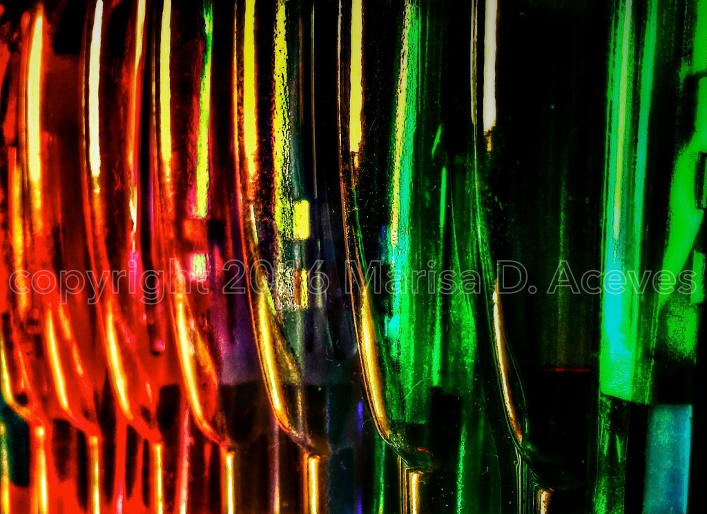abstract photograph of pens
